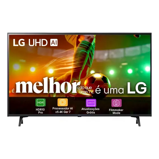 Smart Tv 4k 43 LG Uhd 43ut8000 Processador A5 Ger7 Ai Alexa Chromecast Integrado Otimizador De Jogos Webos 24