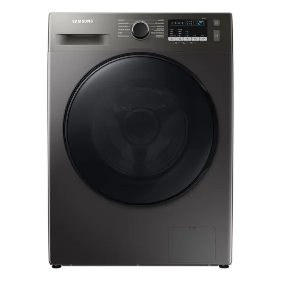 Lavadora Inverter Samsung Porta Black Ww11t Inox 11kg