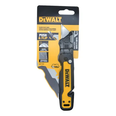 Cortador Dewalt DWHT10992 Dobrável Estilete Com Armazenamento Drywall cor Amarelo/Preto