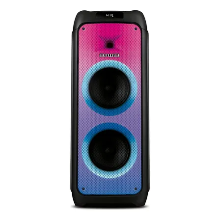 Caixa De Som Partybox Aiwa Pb-06 Bluetooth 20h Rgb Usb Tws
