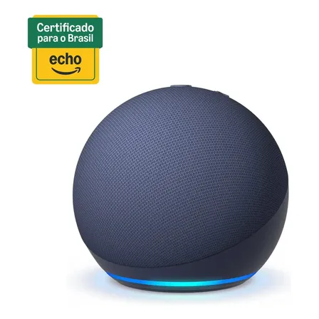 Echo Dot 5ª Geração Alto-falante De 1,73 Azul Amazon Azul