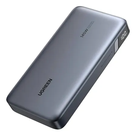 Carregador Portátil Ugreen 25000mah Power Bank Pd 145w Cinza
