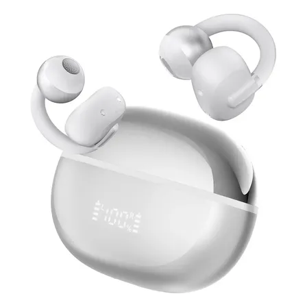 Fones De Ouvido Sem Fio Haylou Airfree Bt5.4 Com Clipe Cor Prateado