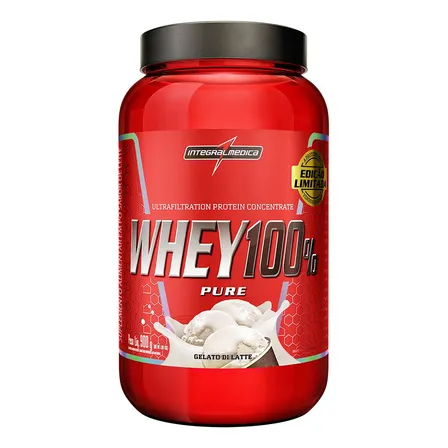 Whey 100% Pure Pote 900g Gelato Di Latte Integralmedica