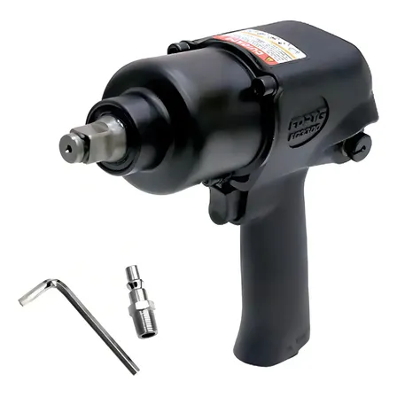 Chave Parafusadeira De Impacto Pneumática 1/2 Polegadas Sistema Duplo Martelo Torque 780nm Fortg Fortgpro-fg3300 Preto