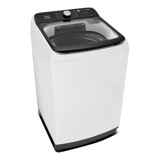 Lavadora De Roupas 15kg Branca Midea Wave Agitador Branco