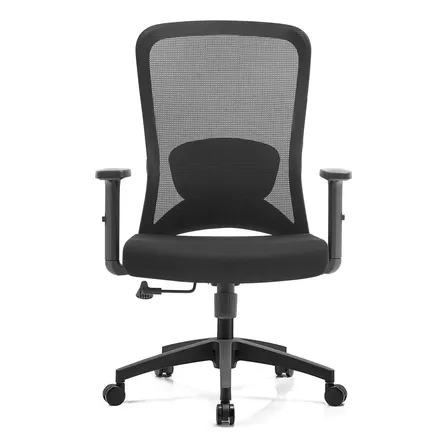 Cadeira De Escritório Ergonômica Efa Marquesa Preta Cor Preto Material Do Estofamento Mesh