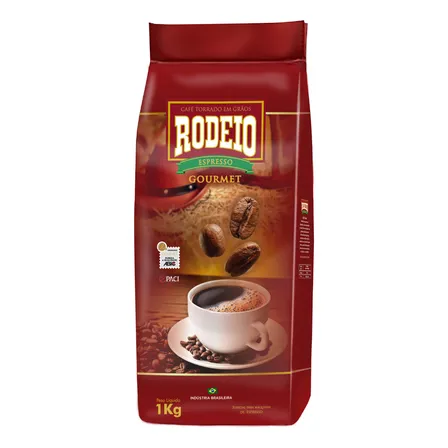 Café Em Grão Torrado Espresso 1kg Gourmet - Rodeio
