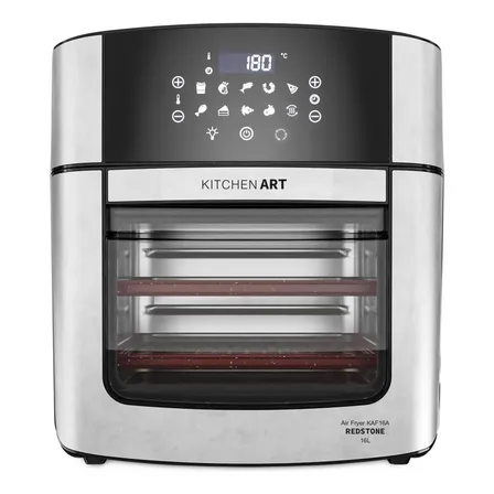 Air Fryer Kitchen Art 16l 4 Em 1 Espeto Rotisserie Kaf16a Prateado 127v