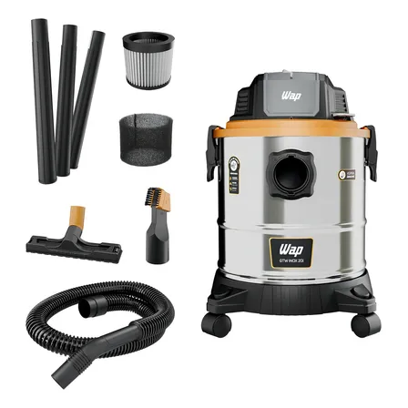 Aspirador Wap Gtw Inox 20i 20l Fw010266 Cor Cinza