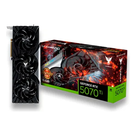Placa De Vídeo Gainward Rtx 5070 Ti 16gb Gddr7 256bits