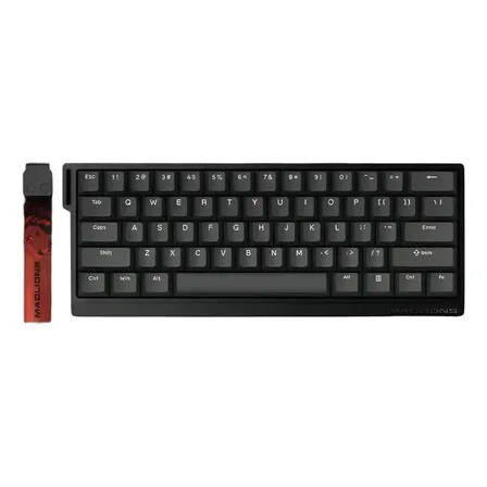 Teclado Madlions 60he Preto, Switch Magnético Amber Pro Cor De Teclado Preto