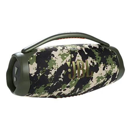 Caixa De Som Jbl Boombox 3 Bluetooth Camuflada Cor Squad 127/220v