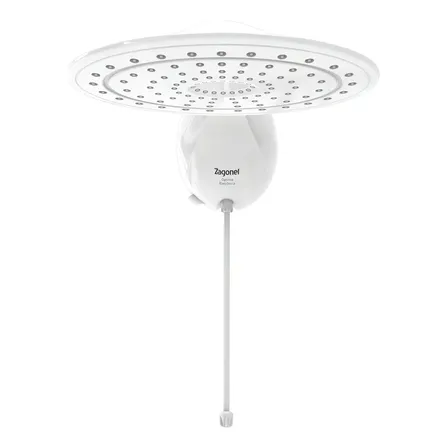 Chuveiro Eletrônico Zagonel Optima 7700W 220V Branco Com Ajuste Gradual