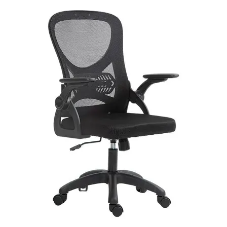 Cadeira De Escritório Office Columbus Tela Mesh Rivatti Cor Preto Material Do Estofamento Tecido