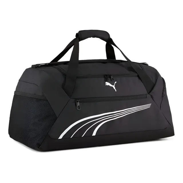 Bolsa Casual Masculina Fundamental Medium Sports Capacidade De 49l Puma Preto Liso