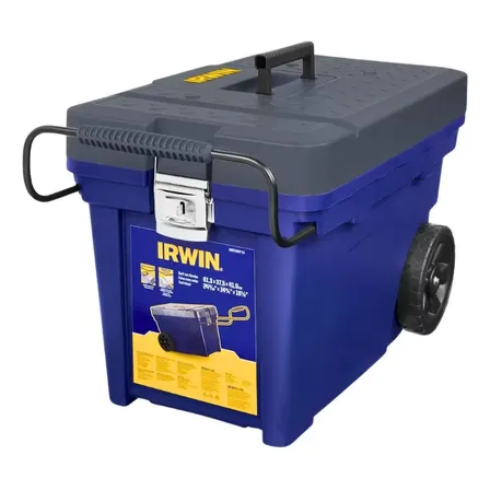 Caixa Para Ferramentas Com Rodas Bau Contractor - Irwin Cor Azul