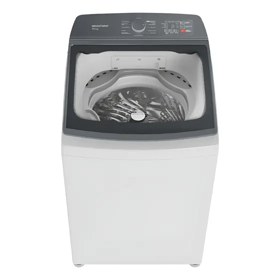Máquina de lavar Brastemp BWF18AB 18kg branca carga superior eficiente resistente