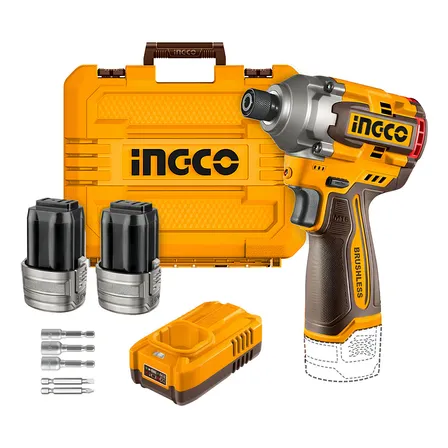 Parafusadeira De Impacto 16v 1/4'' 170nm Cirli16178-9 Ingco Laranja