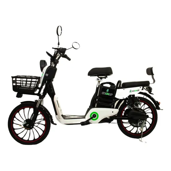Bicicleta Elétrica Goon.up 500w 32 Km/h Aro 20 - Bat. Litio Cor Branco