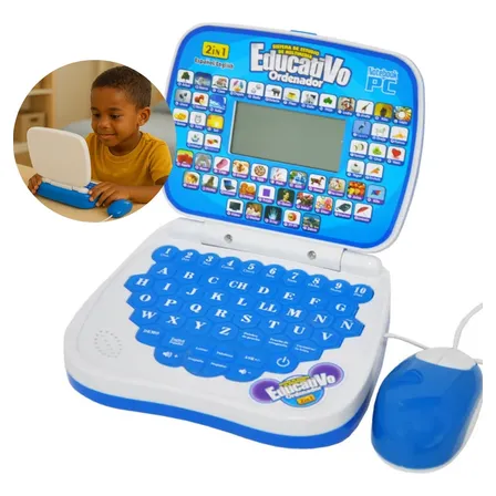 Laptop Infantil Brinquedo Educativo Interativo Inglês Atacarejo Kids