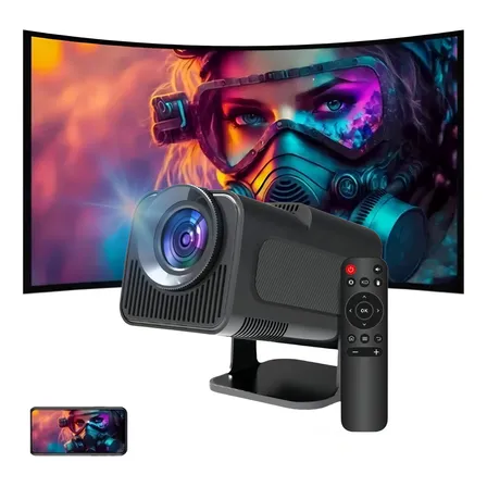 Projetor Original Magcubic Hy320 Grande 4k E 1080p Nativo Wifi 6 Ultrarrápido 2.4g/5g Tela De 30-150 Polegadas Com Nota Fiscal