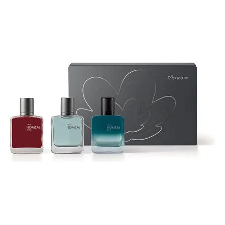 Coleção Especial Miniaturas De Natura Homem 3un 25ml