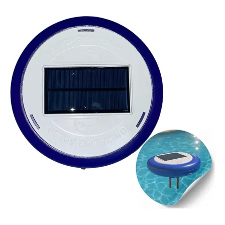 Ionizador Solar para Água Piscina 100.000 L até 50m3 sem Cloro Flutuante Eficiente Adeus Algas