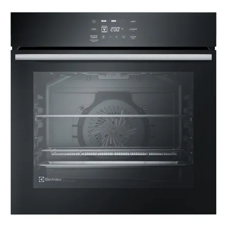 Forno De Embutir Elétrico Electrolux 80l Experience Air Fryer, Perfectcook360 E Painel Touch (oe8ea) 220v Preto
