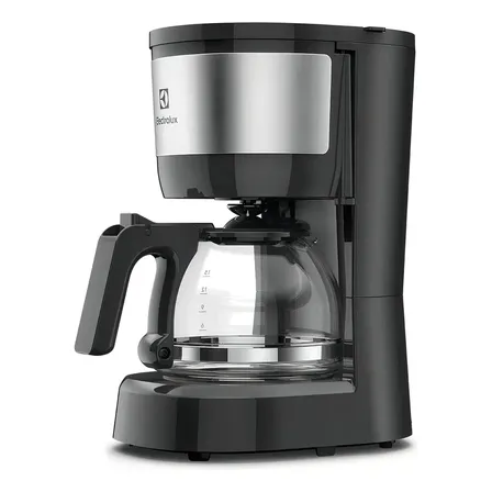 Maquina Café Cafeteira Elétrica Electrolux Em Inox 15 Xícara Cor Preto/inox 110v 127v