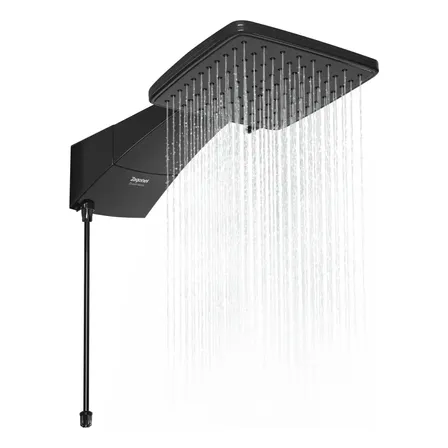 Chuveiro Eletrônico Zagonel Quadratta 220v 7700w Preto 7.7 Kw