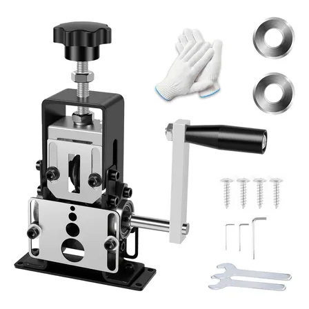 Maquina de descascar fio, Máquina De Decapagem De Fios De Cobre, Adequada Para Fios E Cabos De 1 A 25 mm, Máquina De Decapagem Elétrica De Fios De Cobre