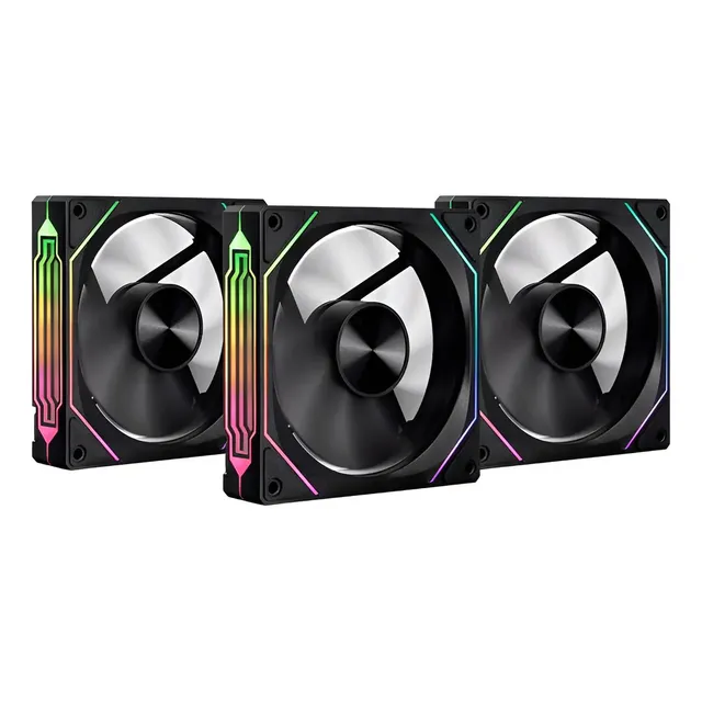 Kit Ventoinhas Pichau Ventus Nx, Argb, 3x120mm, Preto