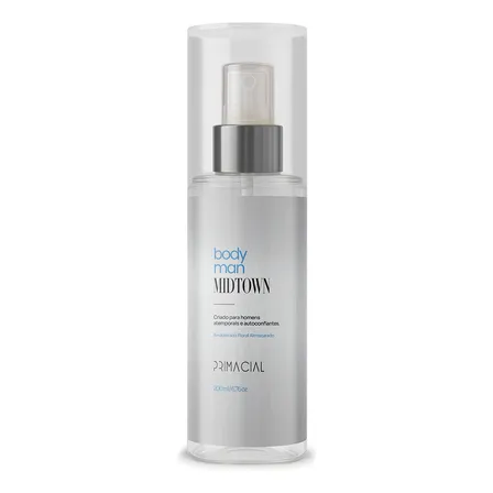 BODY SPLASH MASCULINO MIDTOWN 200ML - PRIMACIAL PERFUME FRESCO AMADEIRADO