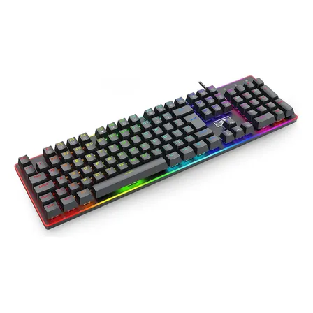 Teclado Gamer Redragon Ratri Rgb Preto Switch Marrom Preto Português