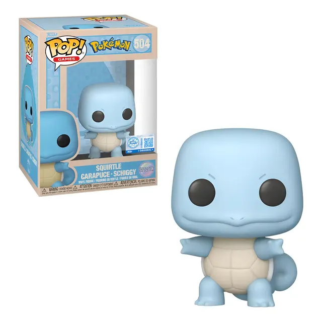 Boneco Funko Pop! Pokémon - Squirtle (soft Color)