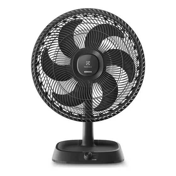 Ventilador de Mesa Electrolux 40cm 6 Pás Efficient DuoForce Air+ Cinza Preto (EFD40)