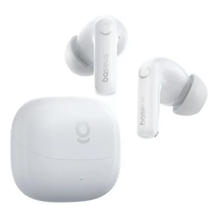 Fone Bluetooth Tws Baseus Bass Bp1 Pro Cancelamento Ruído Cor Branco