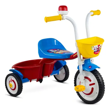 Triciclo Infantil Nathor Homem Aranha Vermelho/Azul 1m Alumínio