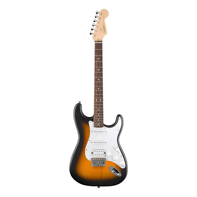 Guitarra Fender Squier Debut Stratocaster Ht Hss Lrl 0379630 Destro Preto Pau-rosa