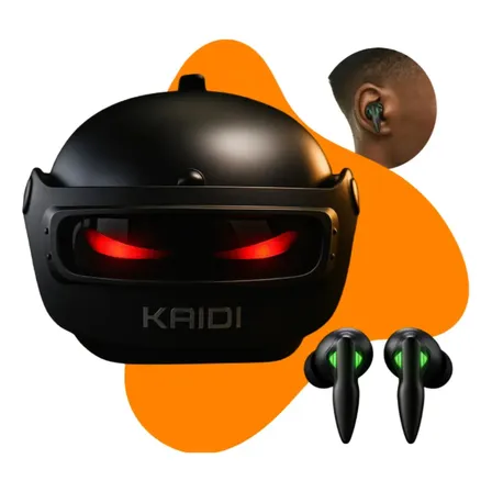Fone De Ouvido Gamer Bluetooth Kaidi Tws Kd-777 Cor Preto