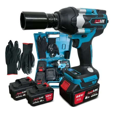 Chave De Impacto Jumlee Eléctrica 68v 850nm 2 Bat Parafusadeira E Furadeira Azul-celeste 50hz/60hz