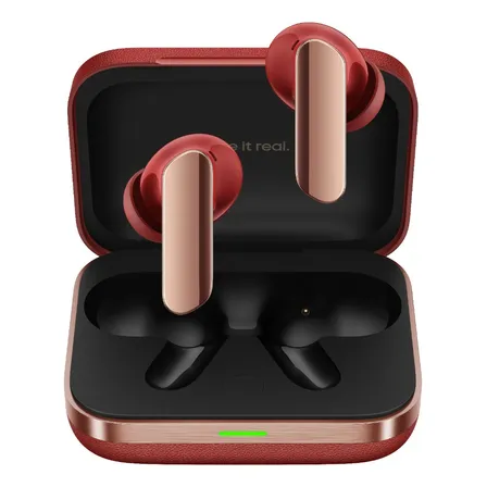 Fone De Ouvido Sem Fio Realme Buds Air7 Pro Anc Som Hi-res Vermelho