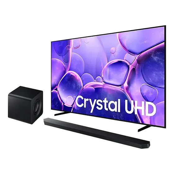 Samsung Smart Tv 85 Crystal Uhd 4k 2025 + Soundbar Hw-q800f