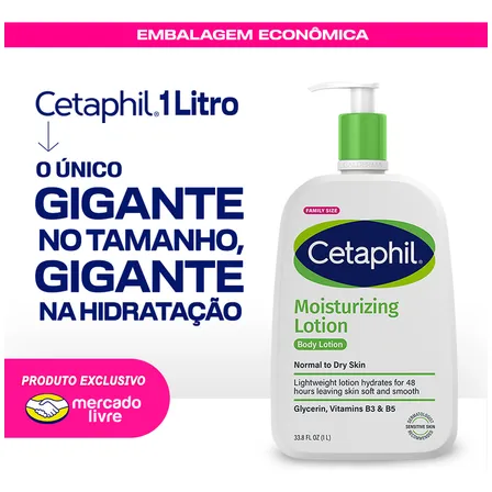 Loção Hidratante Corporal para Pele Sensível a Seca Cetaphil