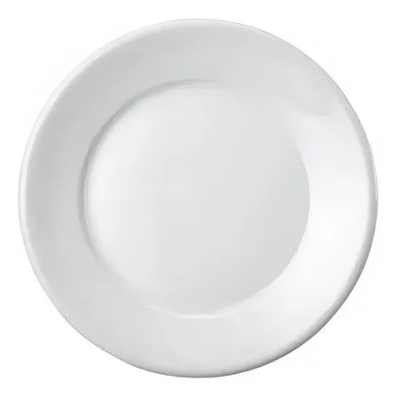 Kit 40 Pratos Rasos Porcelana Schmidt Branco 26 Cm Restaurante Liso