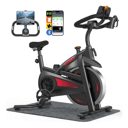 App+bluetooth+ Tapete Adequado Para Pessoas Com Peso Até 150 Quilos E Altura Entre 150 E 200 cm / Rmira Bicicleta Ergométrica Spinning Profissional Inércia 12kg
