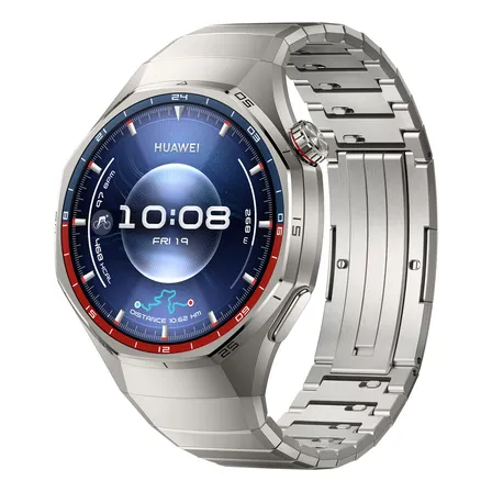 Smartwatch HUAWEI WATCH GT 6 Pro 46mm Bateria com Autonomia de Até 21 Dias Mais de 100 Modos Esportivos Corrida de Trilha Golfe Ciclismo Análise de ECG Compatível com iOS e Android GPS Titânio