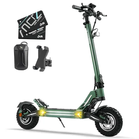 Honeywhale G3 Pro Patinete Elétrico Adulto, 1640w-60km/h-56km-18ah, Scooter-eletrica-velocidade-juvenil-dobrável-autonomia-de-capacidade-carge, 22° Ângulo De Subida Máxima, Honey Whale Verde