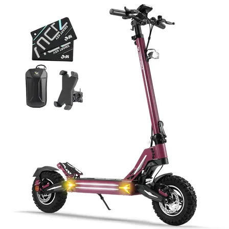 Honeywhale G3 Pro Patinete Elétrico Adulto, 1640w-60km/h-56km-18ah,... Preto-vermelho Preto-vermelho
